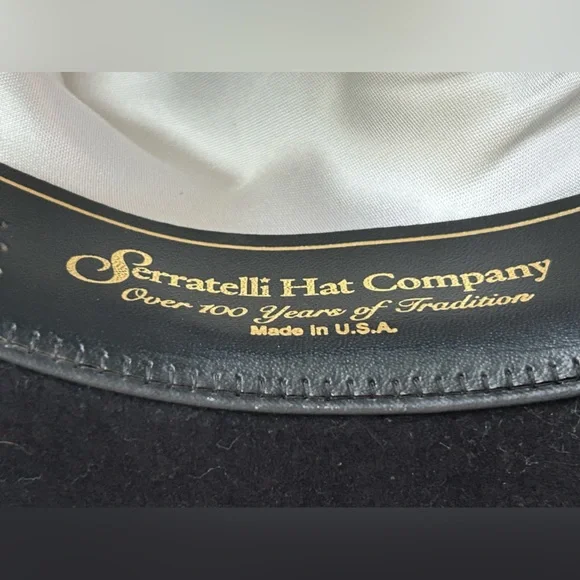 Serratelli 5x Beaver western cowboy hat with horsehair hat band - Picture 2 of 16